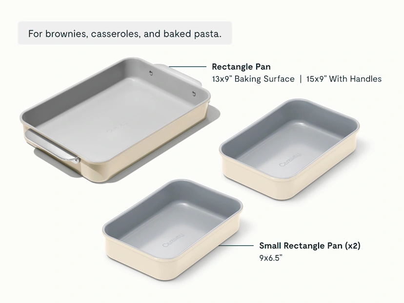 Rectangle Pan Trio