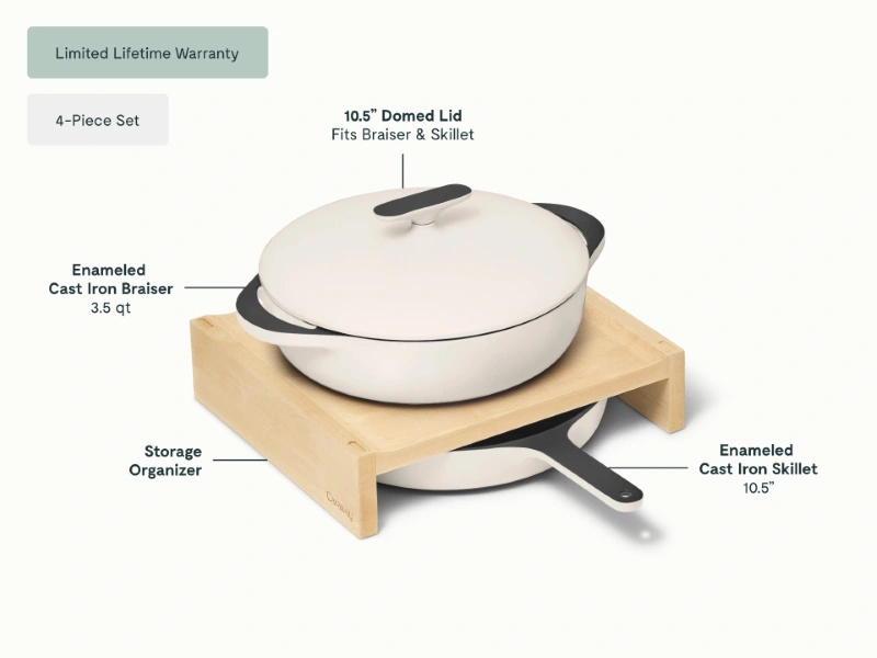 Cast Iron Skillet & Braiser Duo