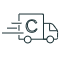 Free Shipping Navy Icon